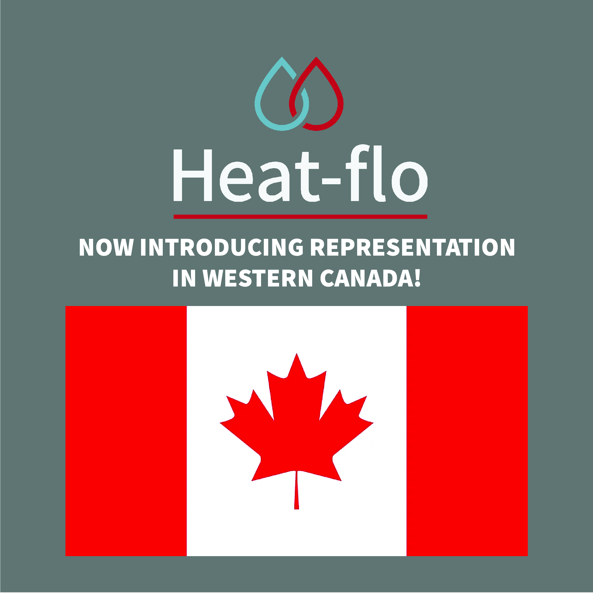 Heat-flo is now introducing representation in Western Canada